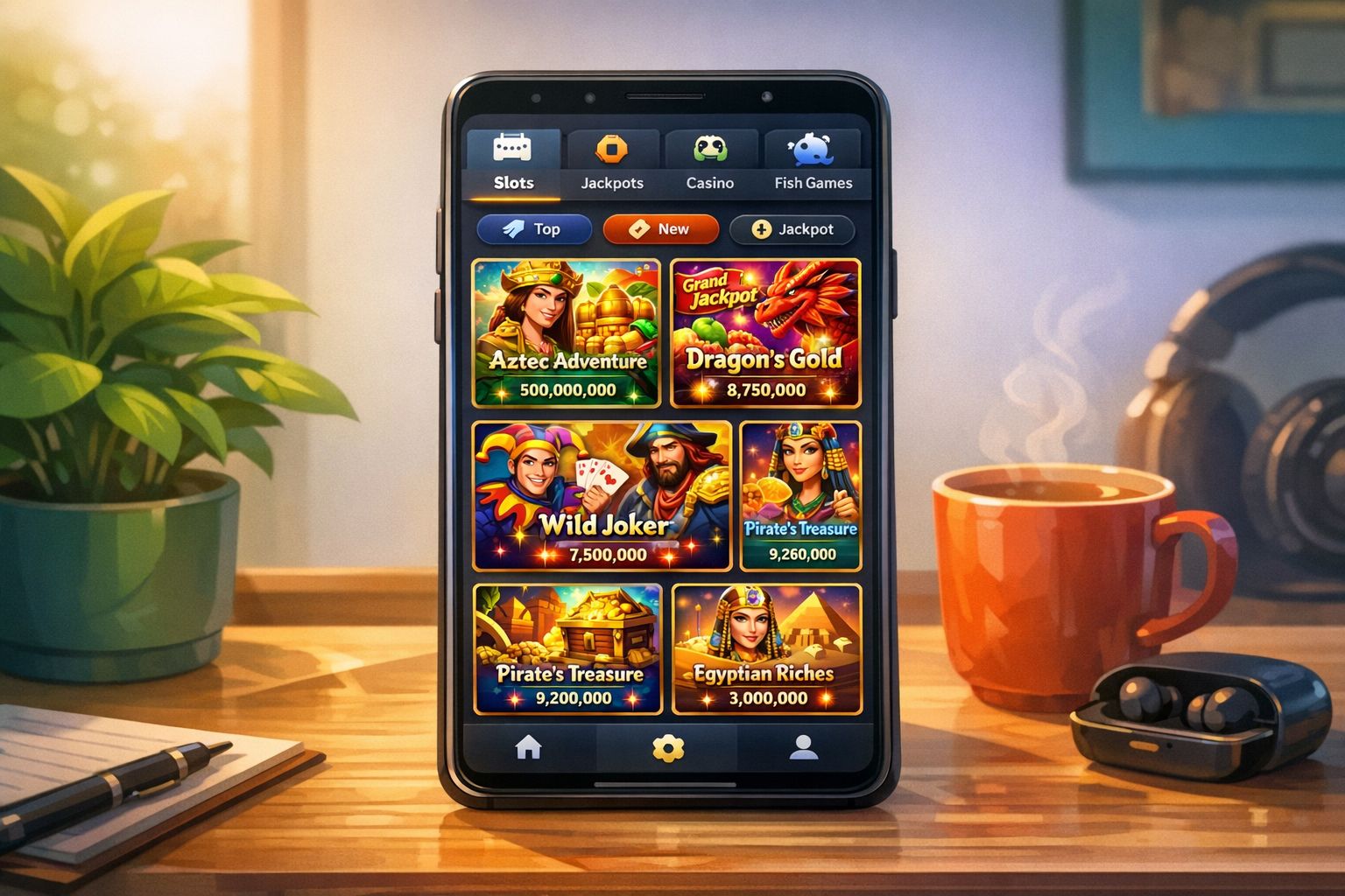 Mobile Slots Lobby